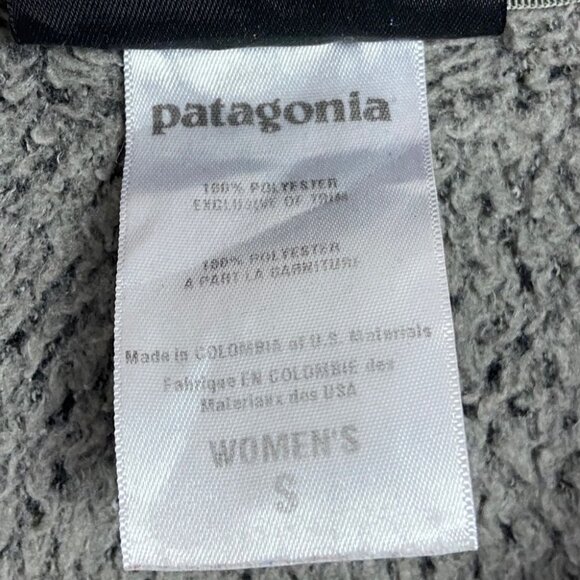 Patagonia Synchilla T Snap Fleece Pullover Sweater Grey Brown Size Small Hiking - Picture 8 of 10